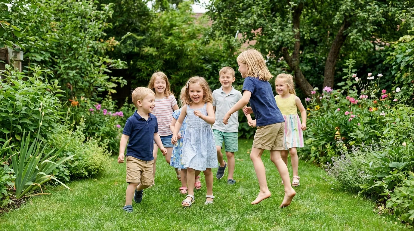 ילדים והורה יוצרים יחד פעילויות פסח בצבעים פסטליים רכים